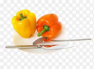 彩色青椒蔬菜高清
