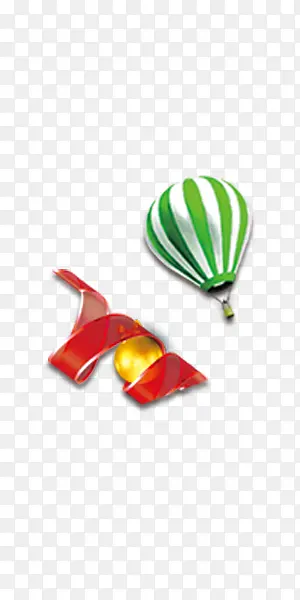 气球彩带装饰图案