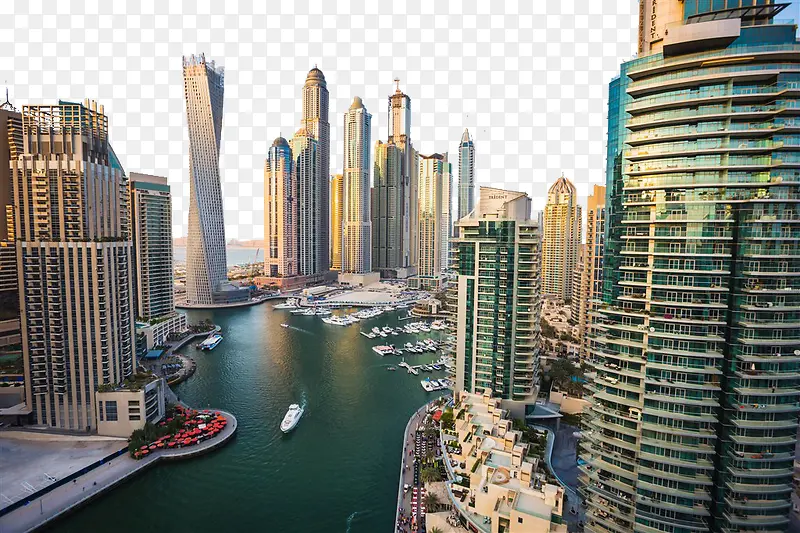 迪拜城市景色大图
