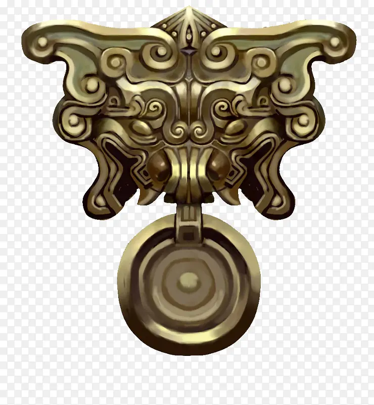 青铜门栓