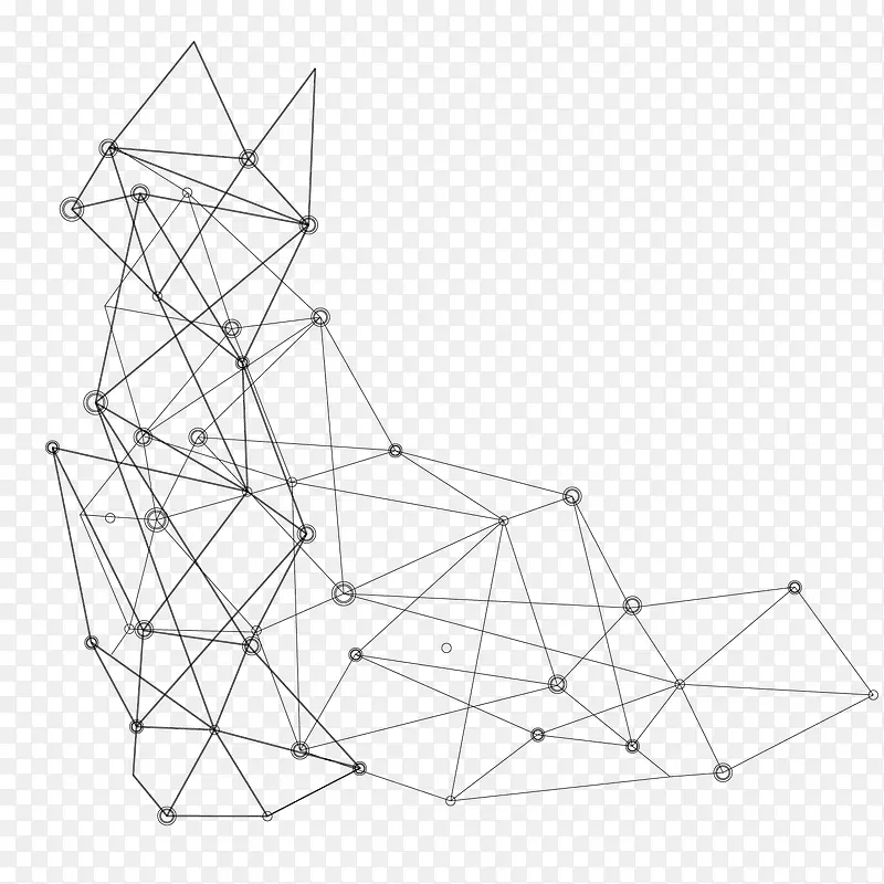 矢量立体几何三角连接关系连接符