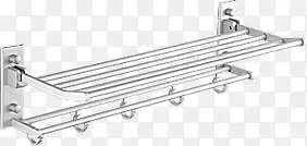 不锈钢精修效果挂毛巾的