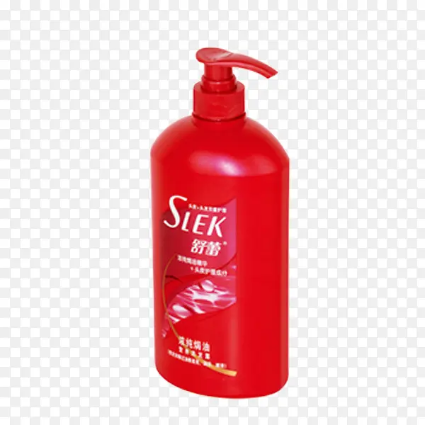 红色舒蕾洗发水产品实物