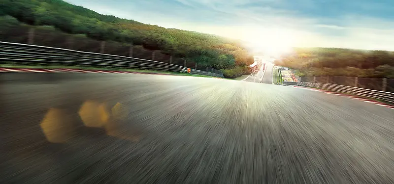 公园边的公路海报背景