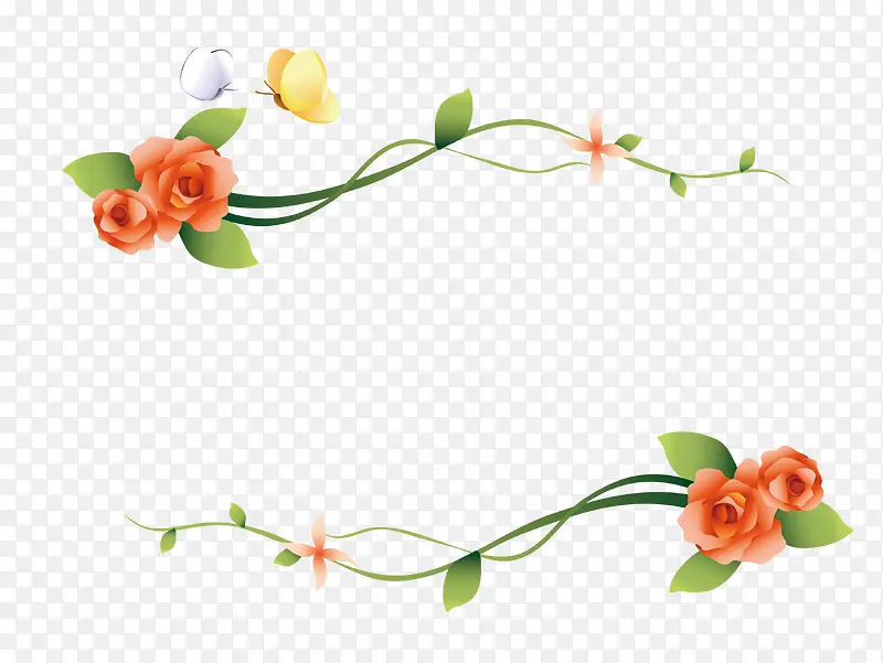 小花姓名框