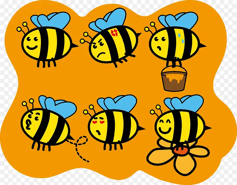 踩蜂蜜的蜜蜂群