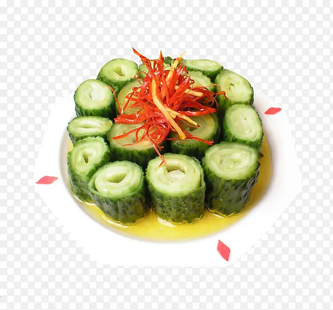 一盘酿黄瓜免扣素材