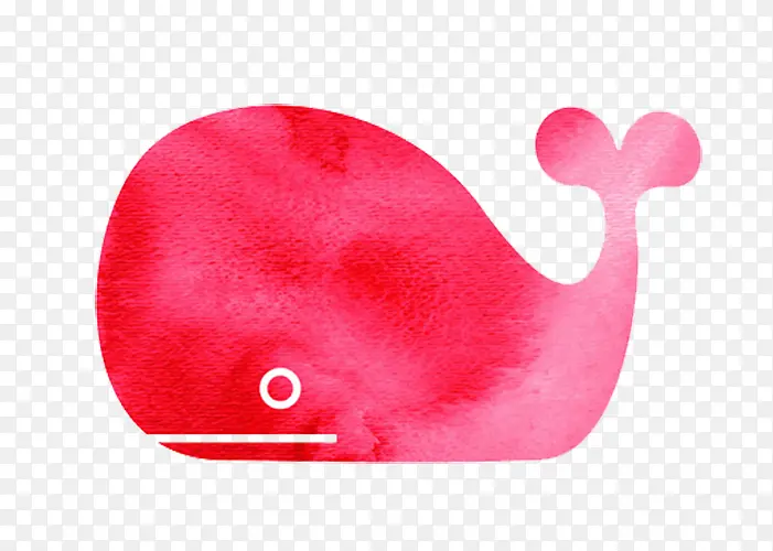 红色鲸鱼