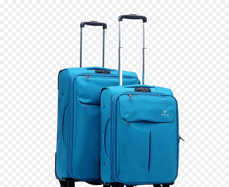 蓝色商务两尺寸行李箱