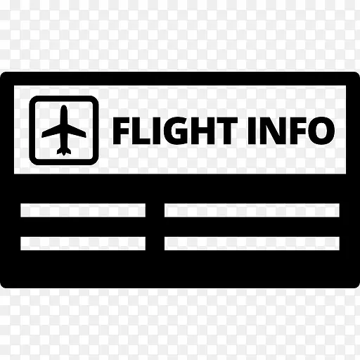机场航班信息信号图标