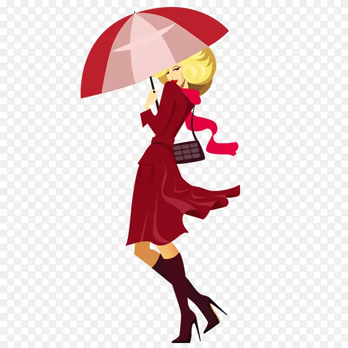 打伞的女人