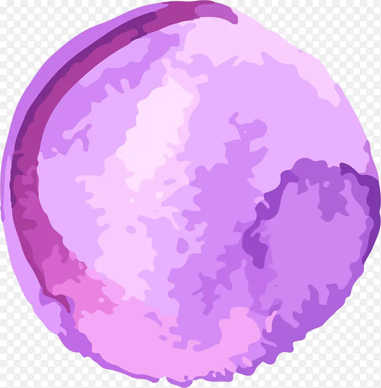 紫色水彩墨迹