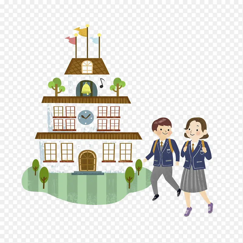 上学的孩子PNG图片素材下载_图片编号9376589-PNG素材网