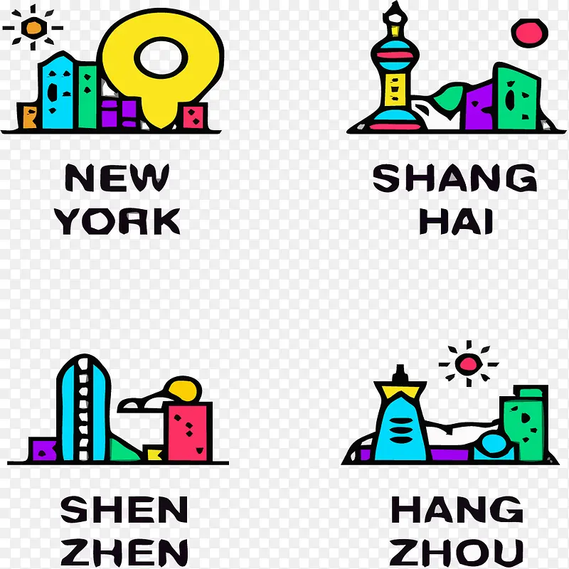著名城市建筑PNG图片素材下载_图片编号9380678-PNG素材网