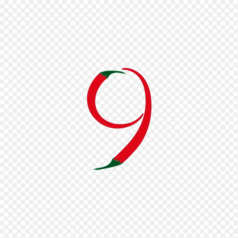 辣椒数字九PNG图片素材下载_图片编号9381568-PNG素材网