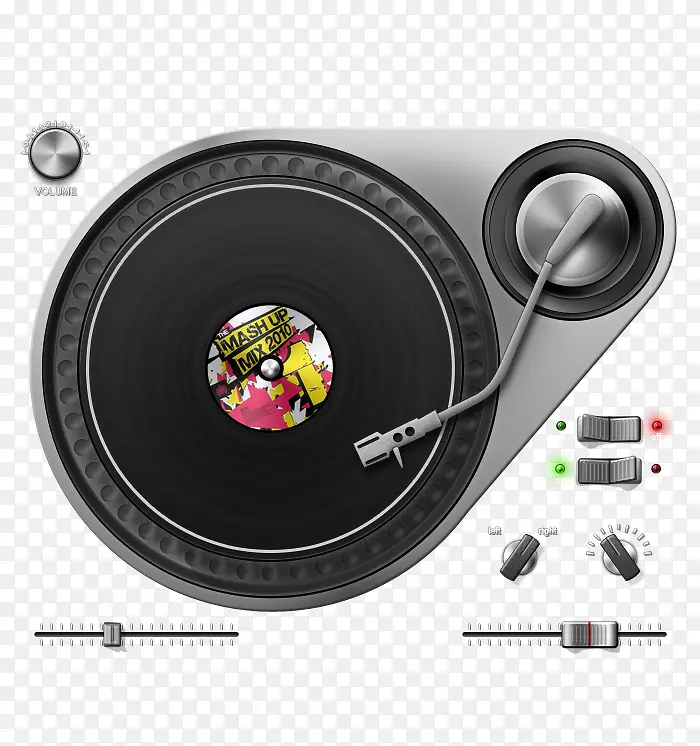 个性音乐播放器按钮设计PSD源