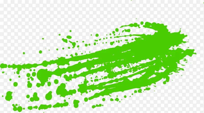 绿色矢量笔刷图