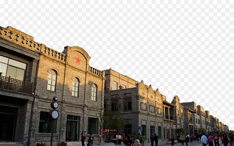 前门大栅栏建筑摄影PNG图片素材下载_图片编号9386419-PNG素材网