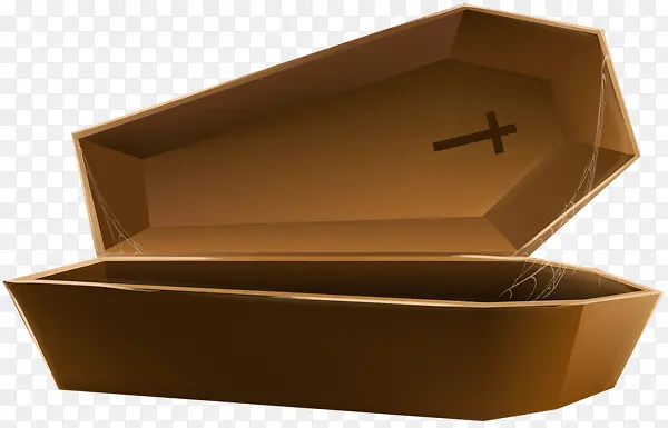 十字架棺材万圣节素材