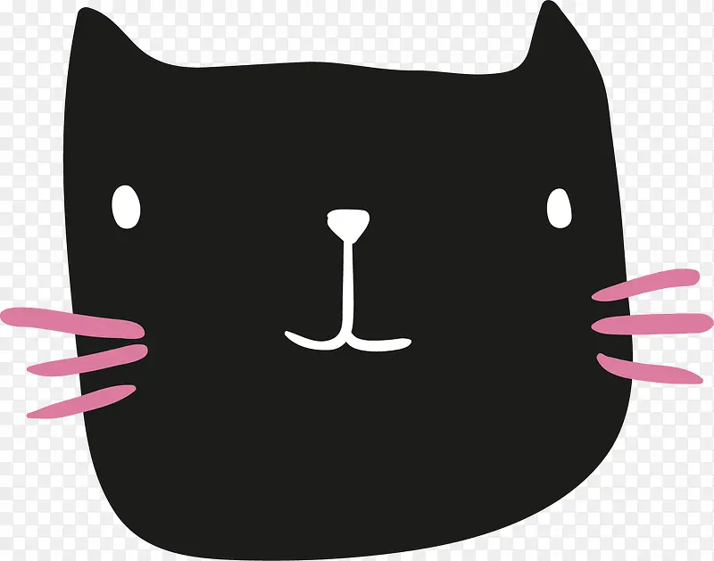 卡通黑猫矢量图PNG图片素材下载_图片编号9393451-PNG素材网