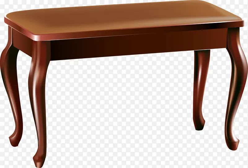高脚木桌