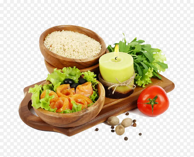 大米和蔬菜