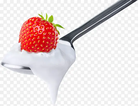 一勺牛奶草莓