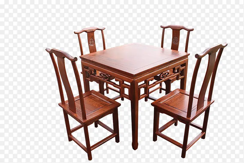 5件套实木小方桌