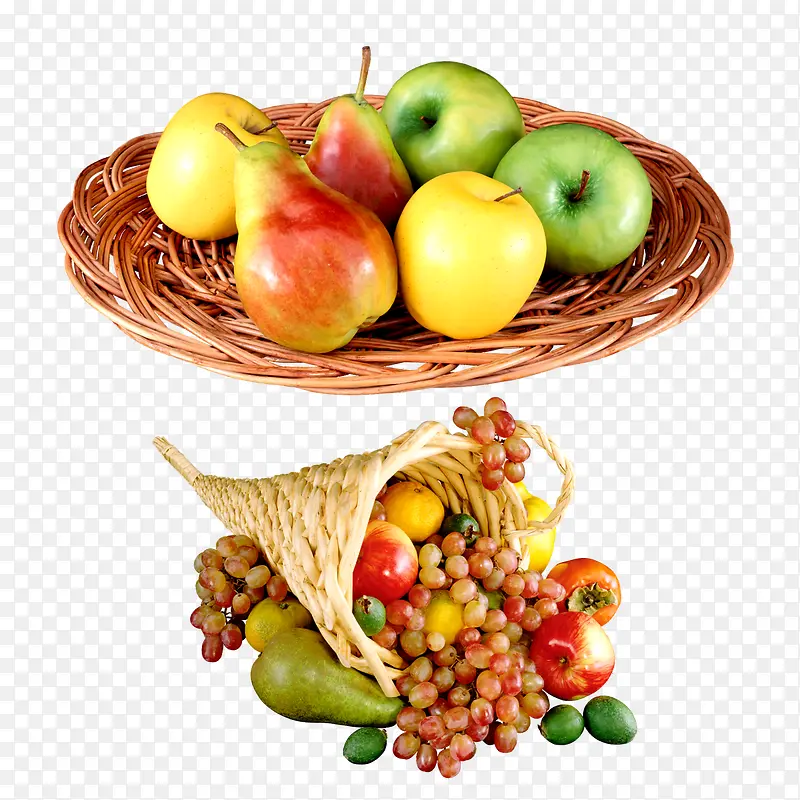 水果  水果拼盘 苹果 葡萄 梨子