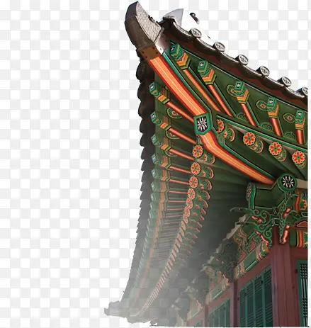 绿瓦房房檐PNG图片素材下载_图片编号9394110-PNG素材网