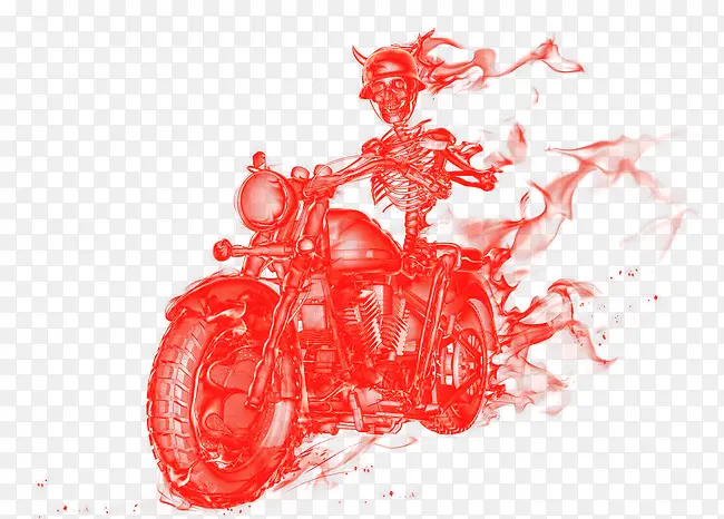 火焰摩托车