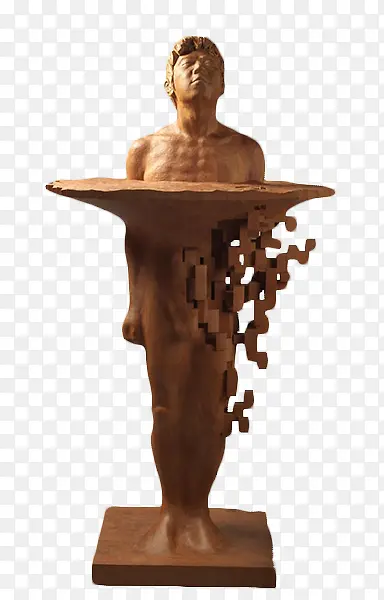 人体雕像桌子