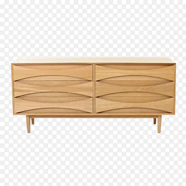 现代木质纹理长桌