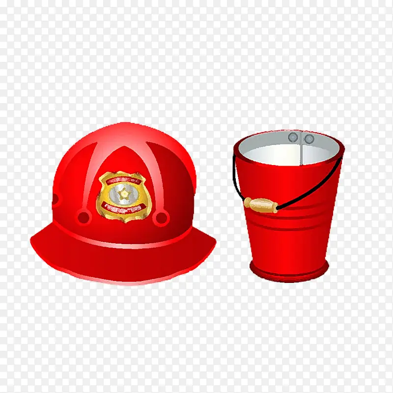 消防帽水桶