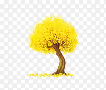 黄色的大树