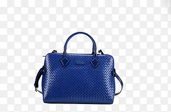 蓝色纹理女式包包
