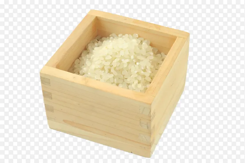 木盒里的大米