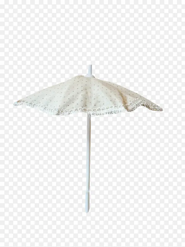 白色 可爱 公主 小伞