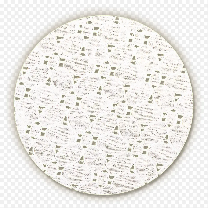 白色软垫镂空布纹