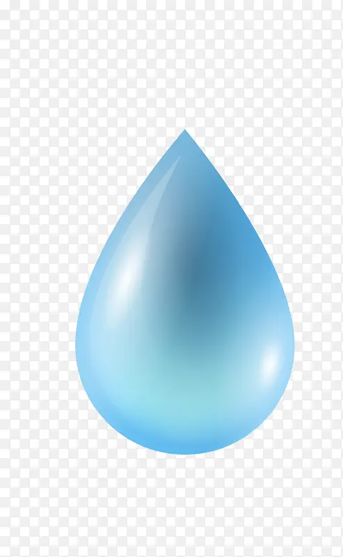 唯美蓝色水滴