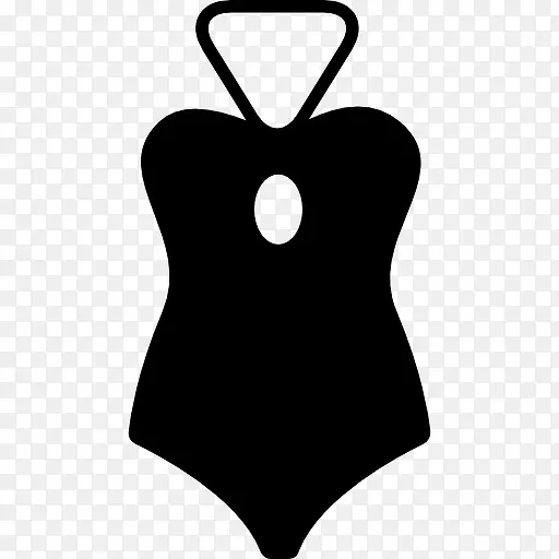 女性泳装图标