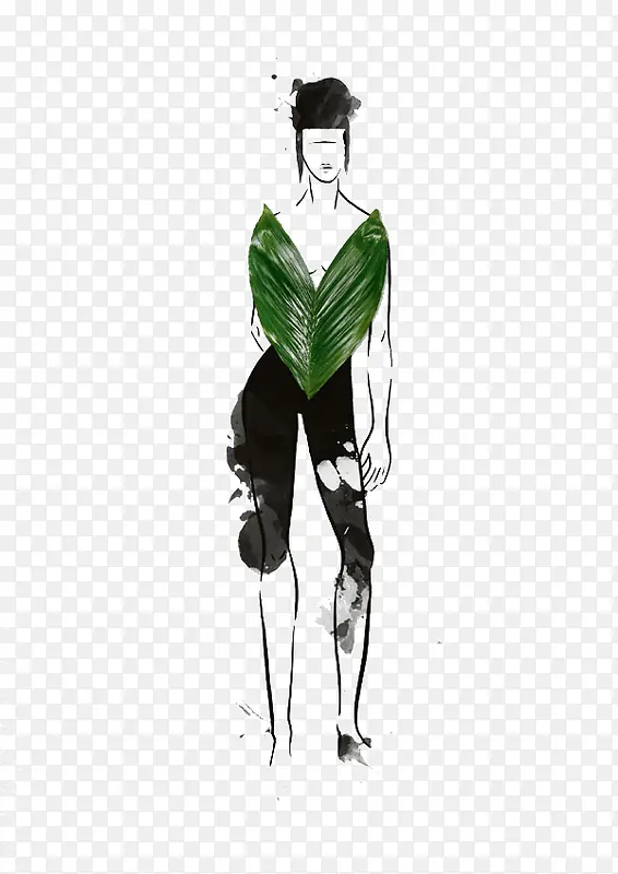 绿色时尚创意服装设计