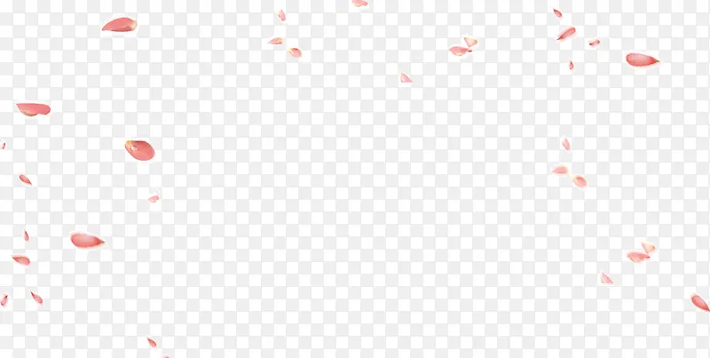 花瓣漂浮