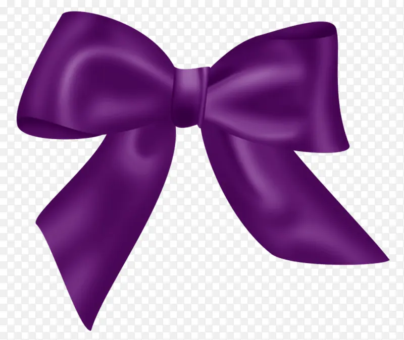 紫色蝴蝶结