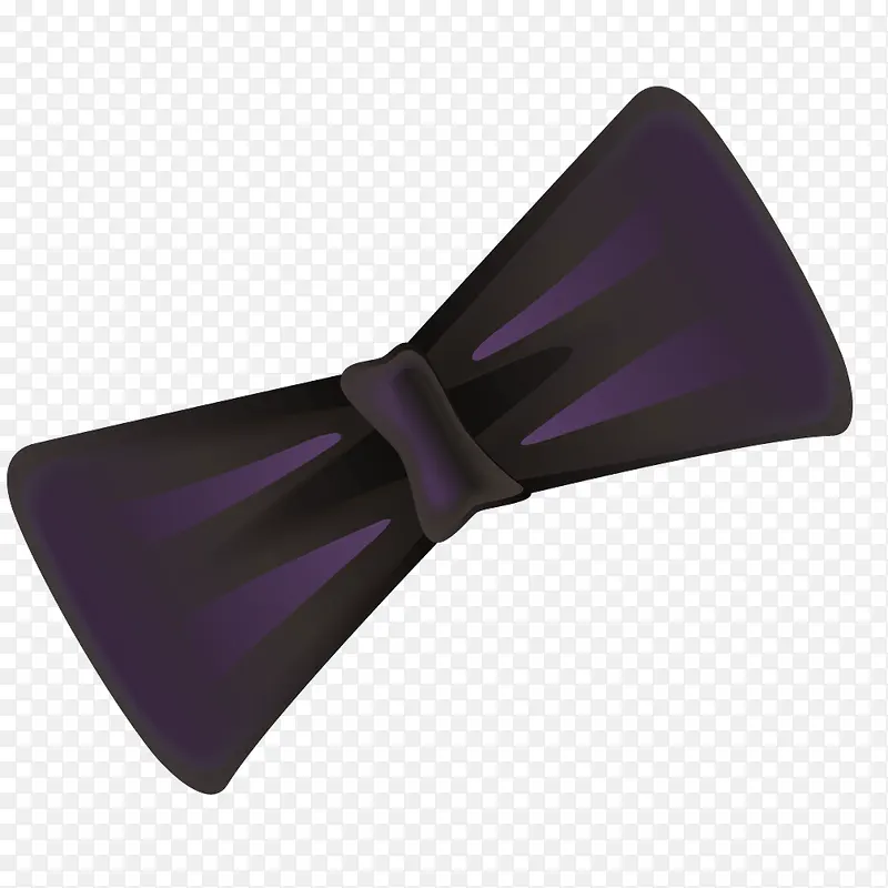 紫色黑色领结蝴蝶结