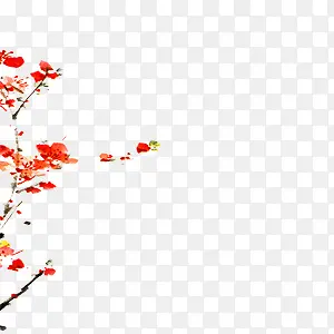 红色梅花