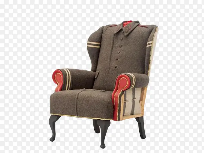 个性的棕色椅子
