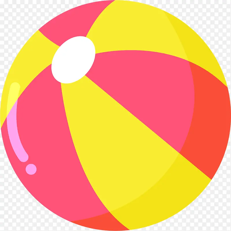 彩色沙滩排球设计图
