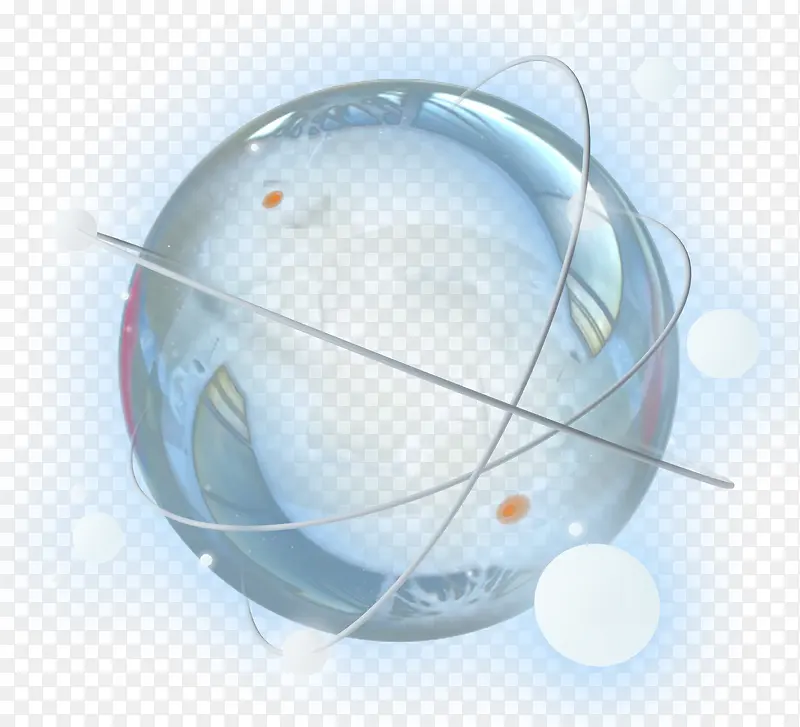 透明圆形互联网装饰图案