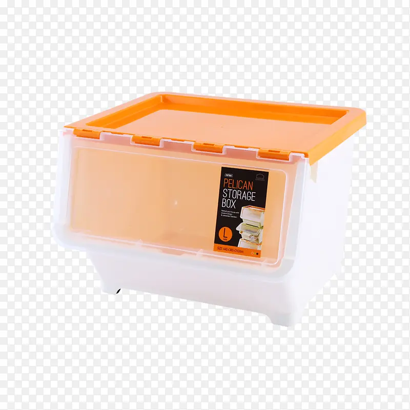 橙色塑料收纳箱设计素材